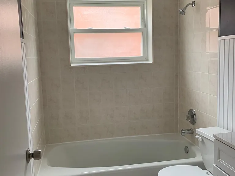 Main bath - hall view