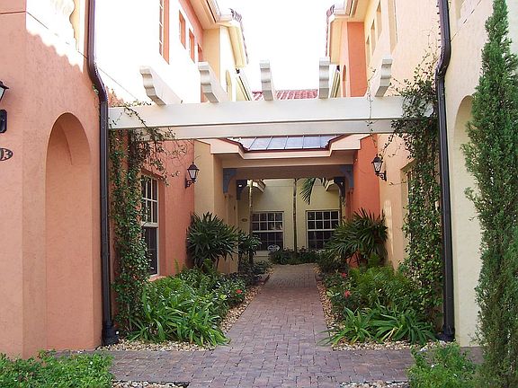Entrance to townhouse 
