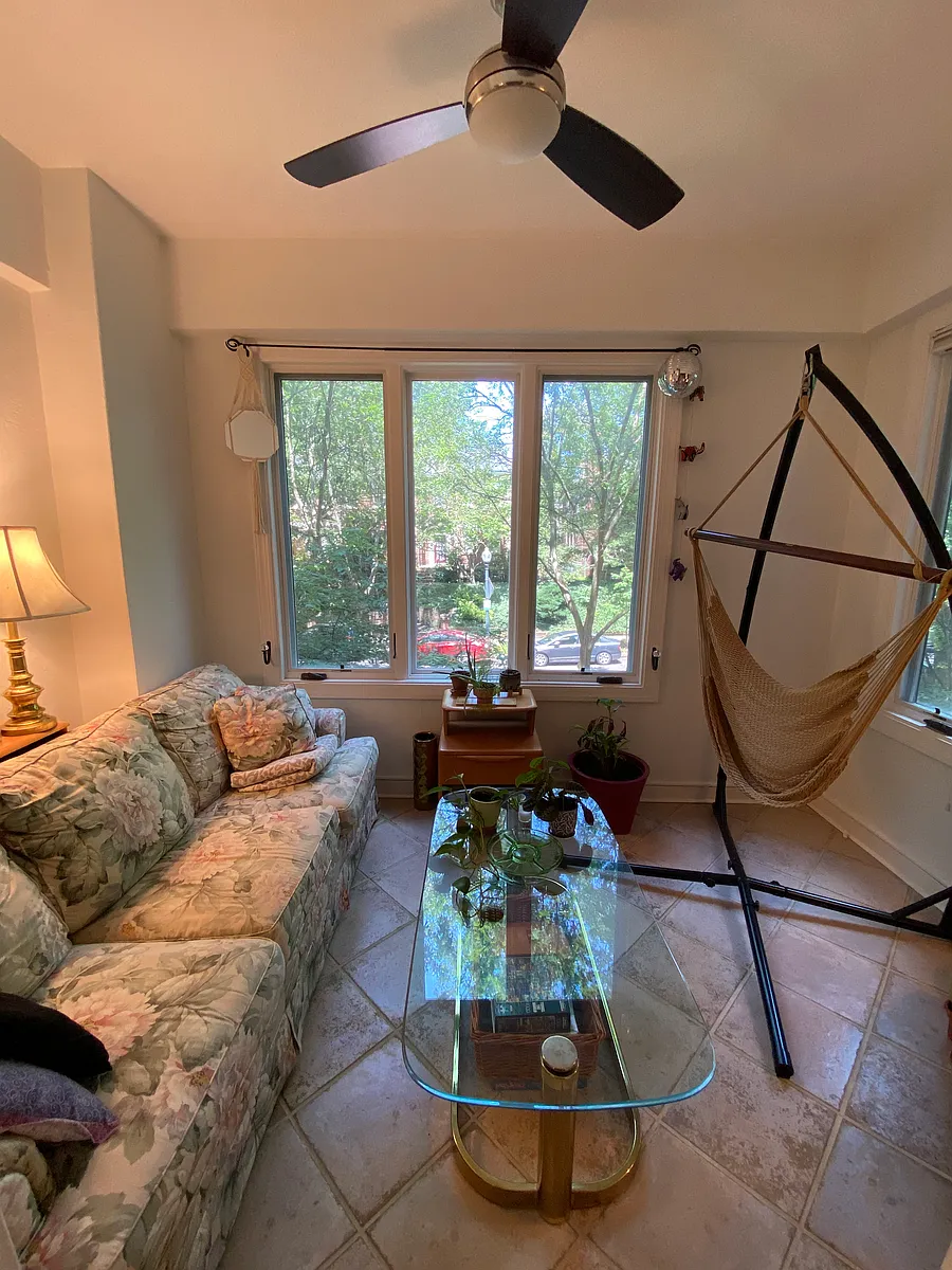 Bright sunroom overlooking trees - 2032 Belmont Rd NW #107