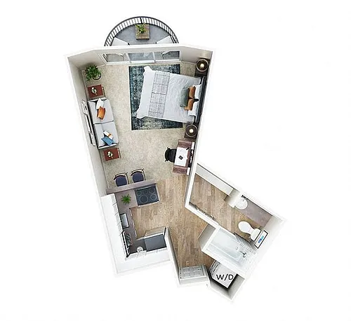 Floor plan Studio