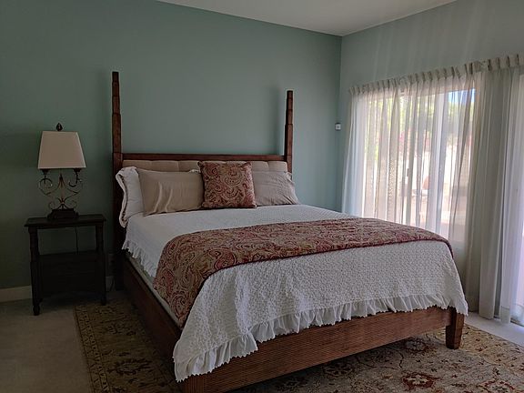 The Master bedroom exits to the pool.