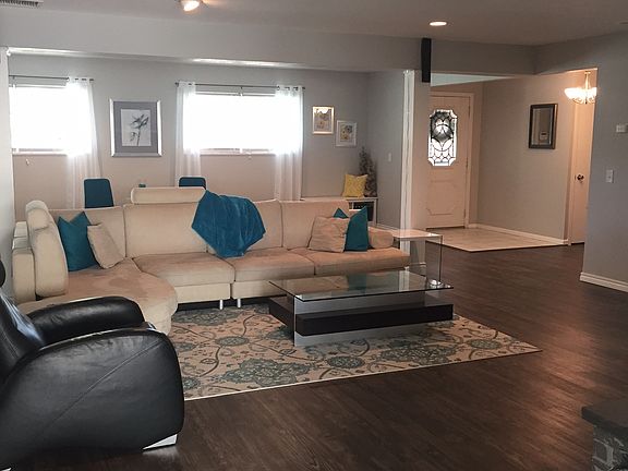 View towards front door