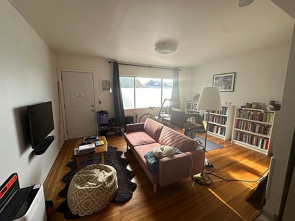 Living room from the kitchen area