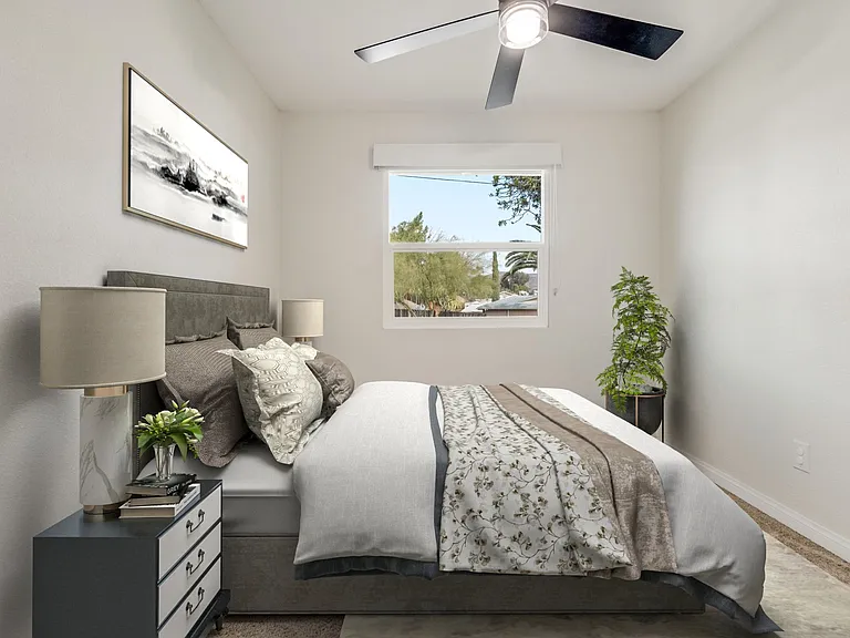 *Room staged for visual presentation.