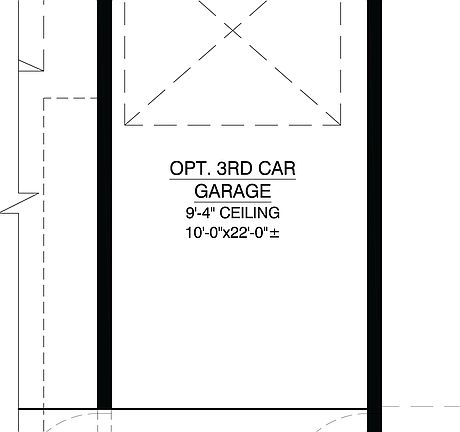 Optional 3rd Car Garage
