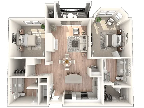 Floor plan B1 1307