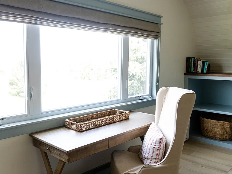 A work from home space is available in the master bedroom