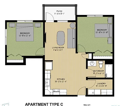 Floor plan TYPE C