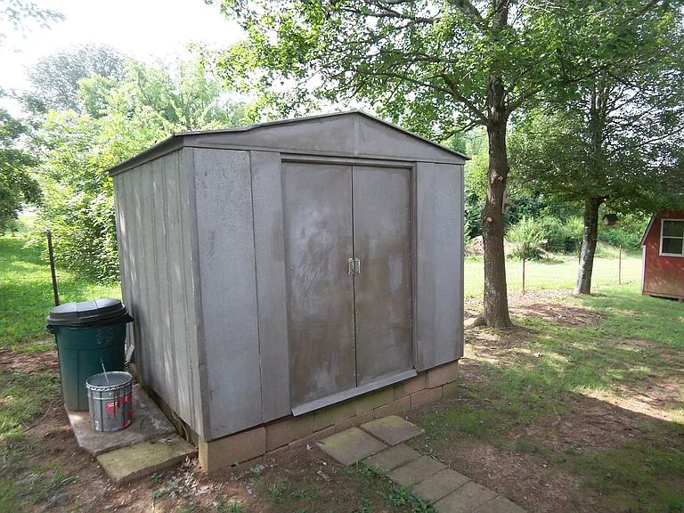 Shed. Dryer location.