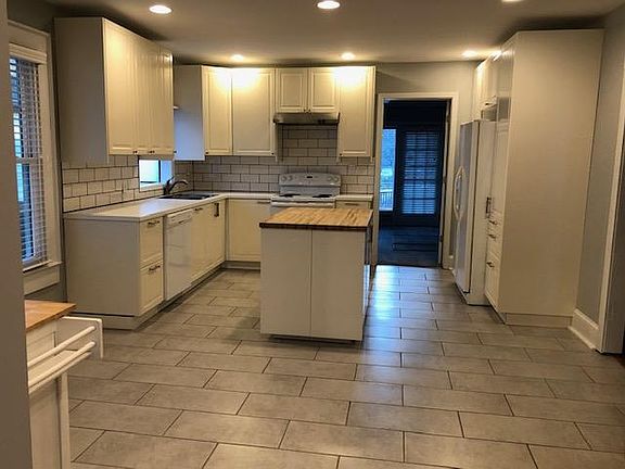 Large kitchen with dining area