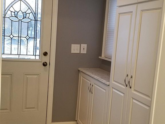 Interior side of entry from the opposite end of the kitchen.