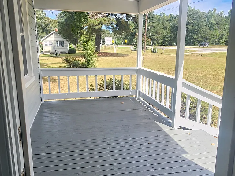 Front porch off kitchen.