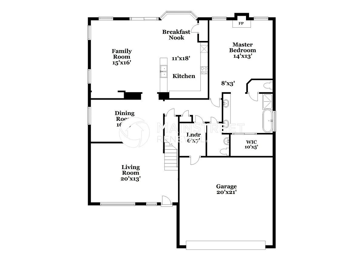 Floor Plan - 9547 E Impala Ave