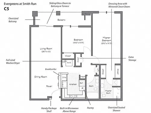 Floor plan Model C5