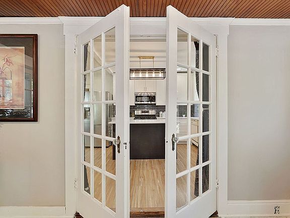 French Doors to Kitchen

