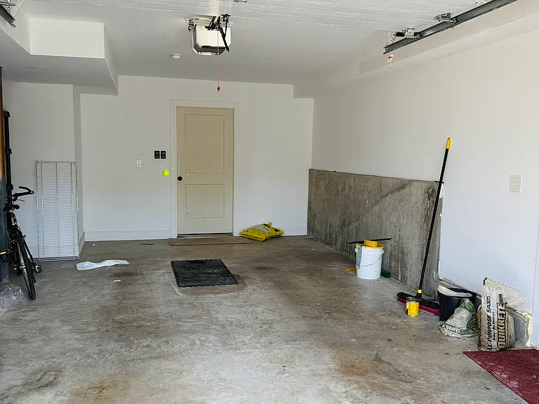 Two car attached garage.