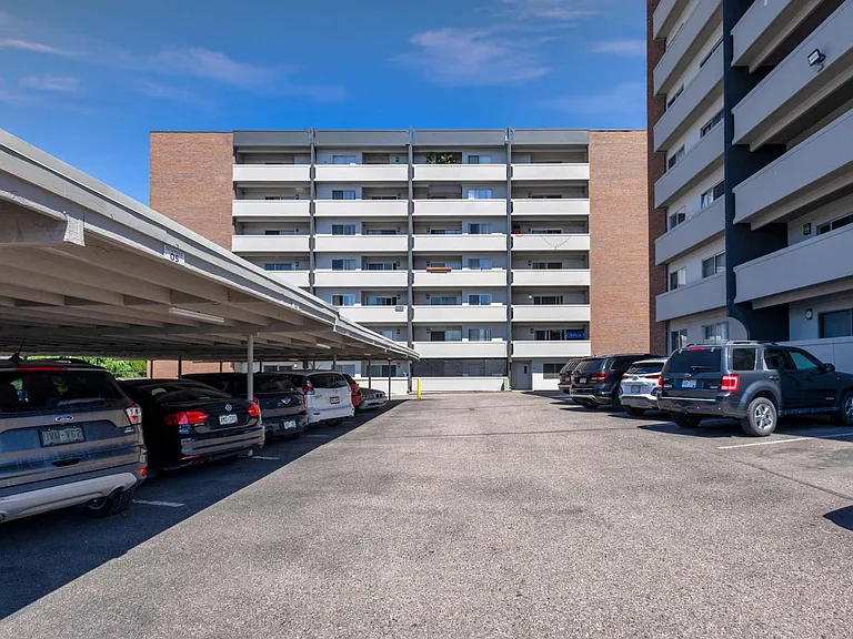 Covered and uncovered parking options for residents
