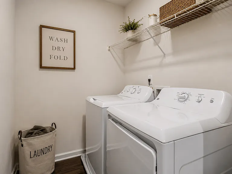 Full size washer and dryer
