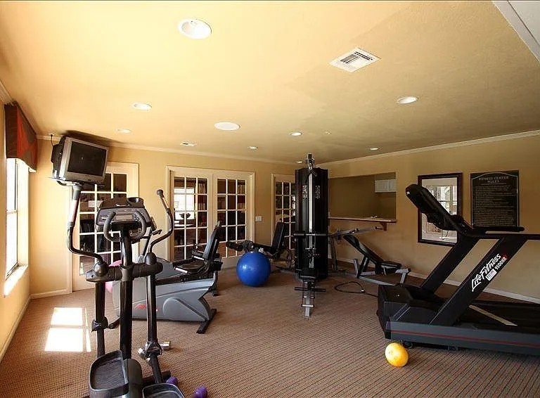 There is a small Gym on the site, just steps away from the condo.