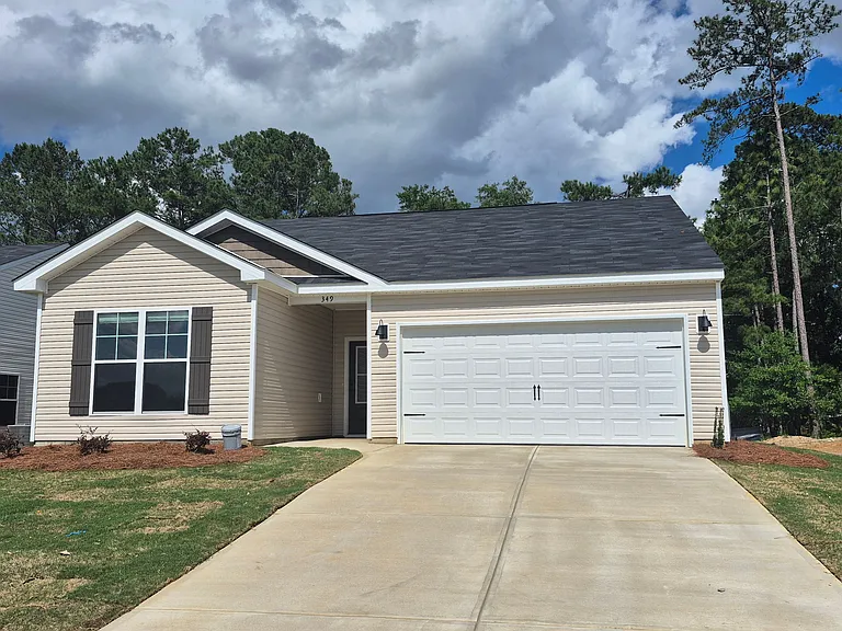 Two car garage
