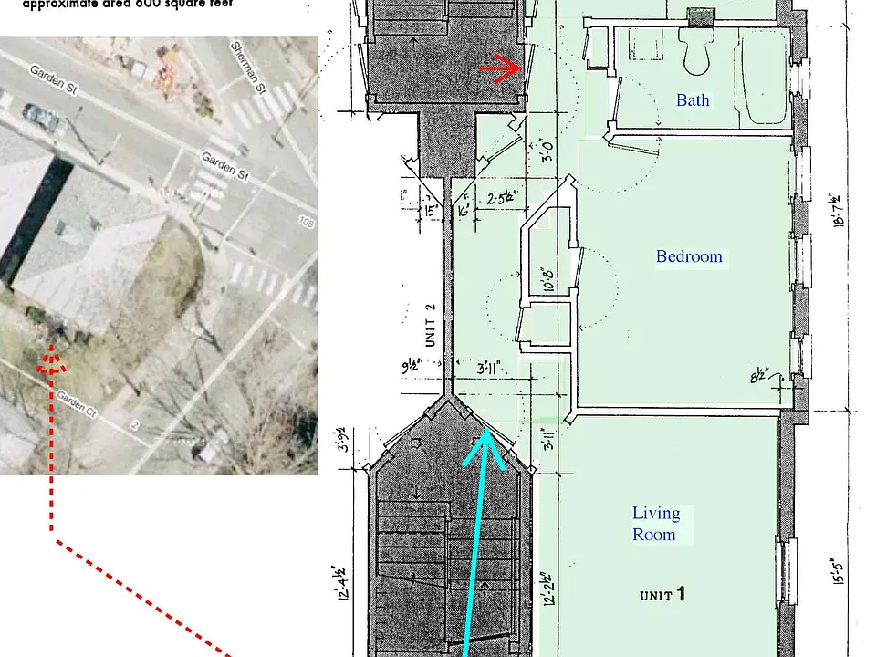 Floor plan showing efficient layout of unit