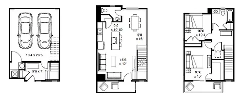 Floor plan 2X15
