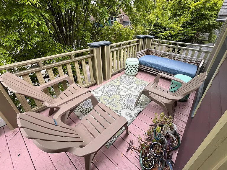 Upstairs porch