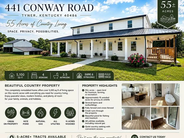 441 Conway Rd, Tyner, KY 40486