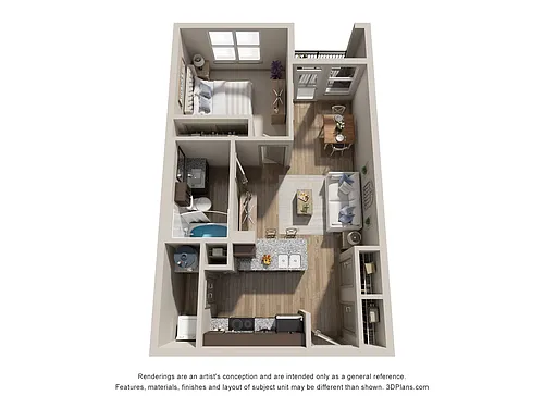 Floor plan A1A