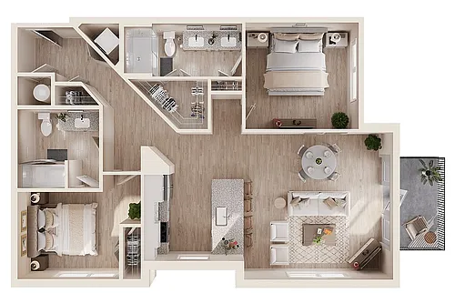 Floor plan B2