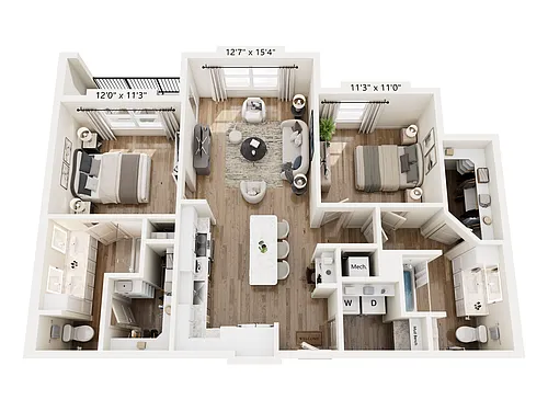 Floor plan B3