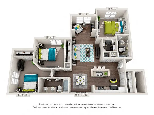 Floor plan The Madison