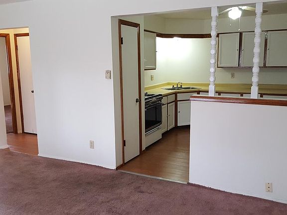 Living room to hall and kitchen