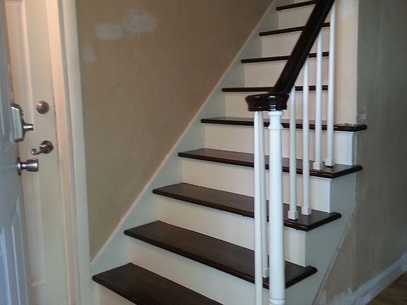 Refinished modern stair case
