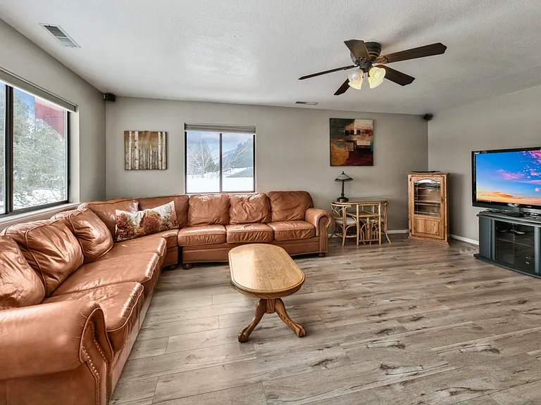 Upstairs living area