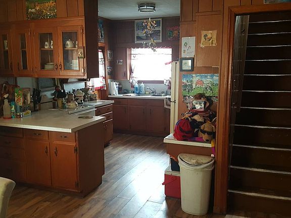 Kitchen/Rear staircase 