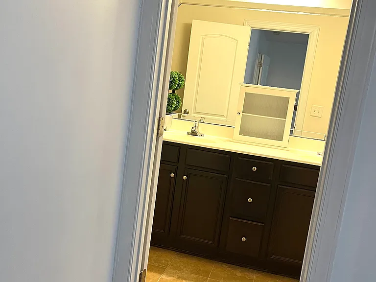 His and her sinks.
