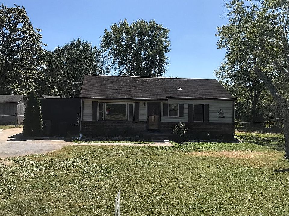 Front of house and yard