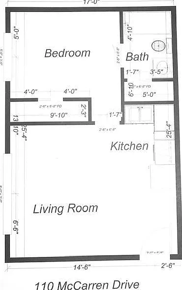 1 bed, 600 sqft, $645 — Photo 4
