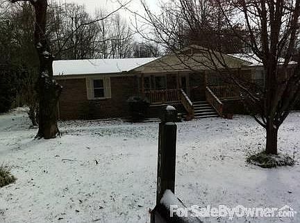 Front of house
						:
						Fresh paint on exterior trim and windows. Huge front porch!