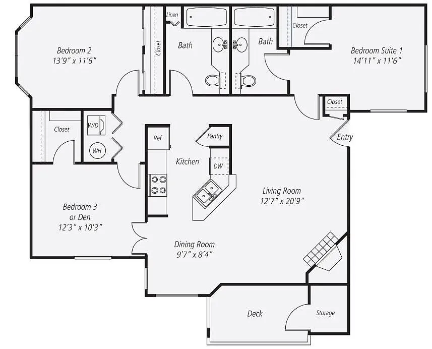 Floor plan 3x2S