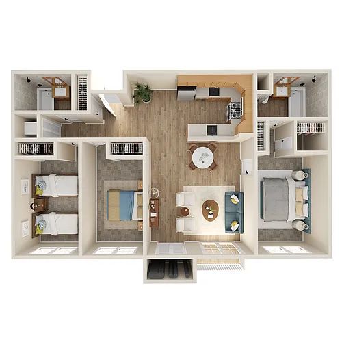 Floor plan 3 Bedroom