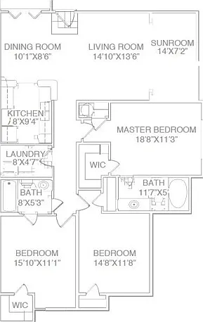Three Bed Two Bath with Sunroom-Renovated Three Bed Two Bath with Sunroom-Renovated
