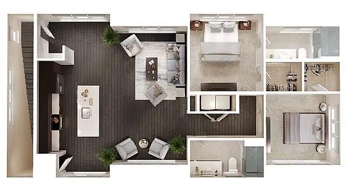 Floor plan CH2 Quill