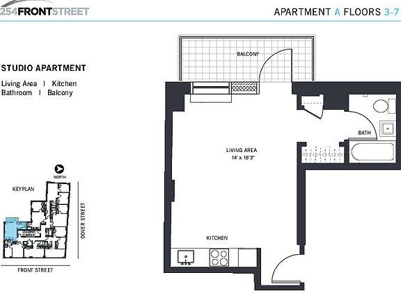 2nd image of 254 Front St APT 3A