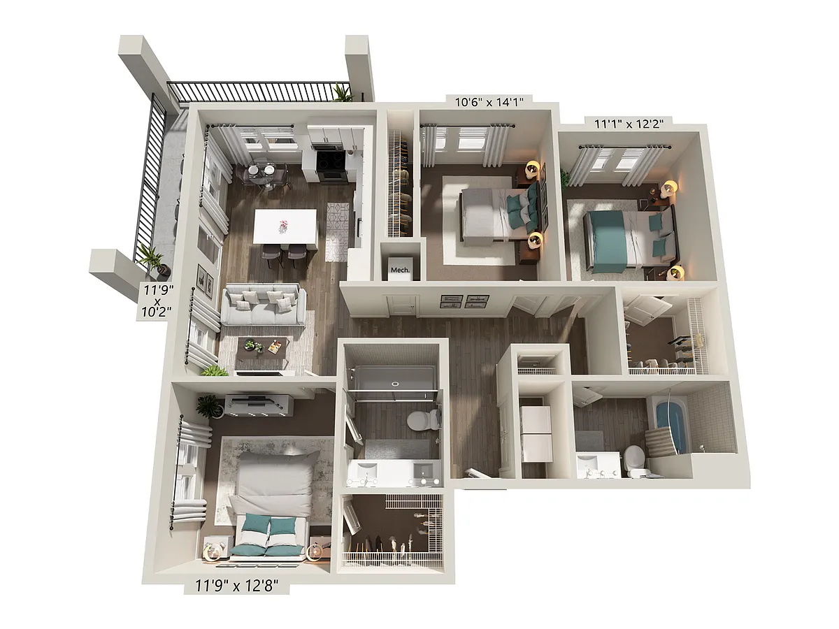 Floor plan C1