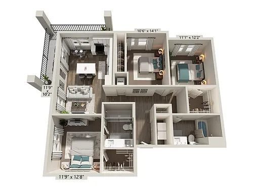 Floor plan C1