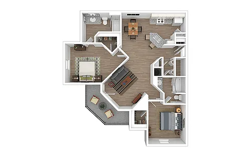 Floor plan Windermere - Renovated