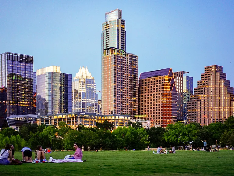 Zilker Metropolitan Park in Austin, TX