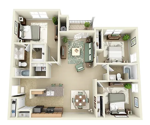 Floor plan Hawthorn